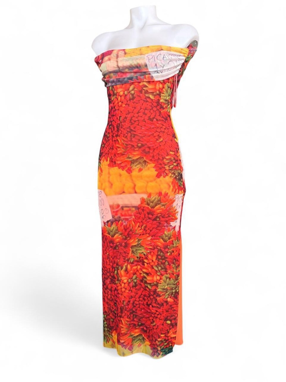 Zara Fruit & Veggie Maxi Dress! Size S!